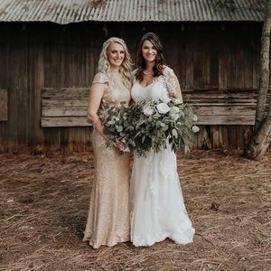 Sorella Vita 8718 Sequin Bridesmaid Dress